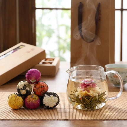 Pu Erh Tea Balls, Hand Tied 18 Pack Tea Gift – image 13