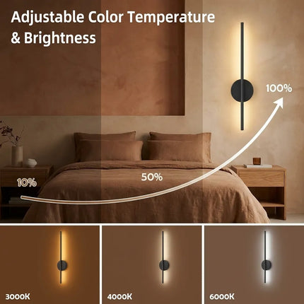 Battery Operated Wall Sconce Set of 2, Magnetic Sconce Lights for Bedroom