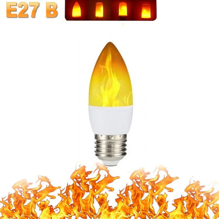 Flickering LED Bulb with Flame Effect, LED Flame Light Bulbs with 4 Modes – image 22