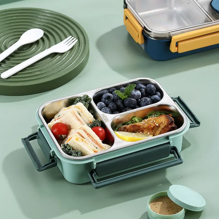 Stainless Steel Bento Box, Insulated Lunch Box for Adults – image 4