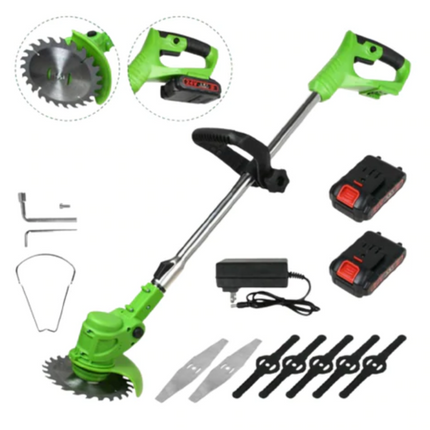 Cordless Weed Eater with Metal Blade, Battery Powered Weed Wacker – image 4