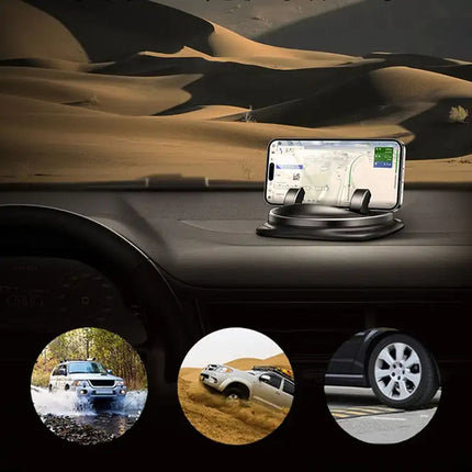 Car Phone Holder for Nearly All Smartphones, 360 Degree Rotating Phone Mount for Car – image 4