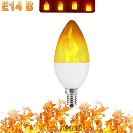 LED Flame Light Bulbs with 4 Modes, Decorative Light Bulb for Garden Party – image 18