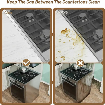 Stove Gap Covers Stainless Steel, Retractable Stove Gap Filler