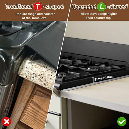 Stove Gap Covers Stainless Steel, Stove Counter Gap Cover
