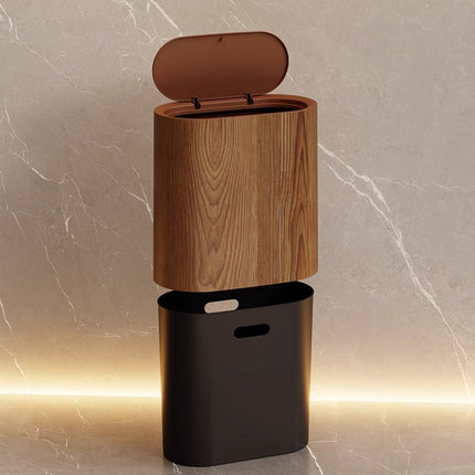 Slim Trash Can with Lid – image 4