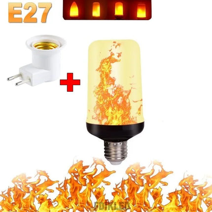 Flickering LED Bulb with Flame Effect, LED Flame Light Bulbs with 4 Modes – image 16