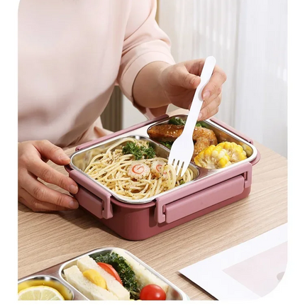 Stainless Steel Bento Box, Stackable Bento Lunch Box Hot 6 Hours Cold 12 Hours