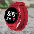 Kids Watch, LED Digital Watch for Children Ages 4 and Up, Water Resistant Light Up Watch with Calendar