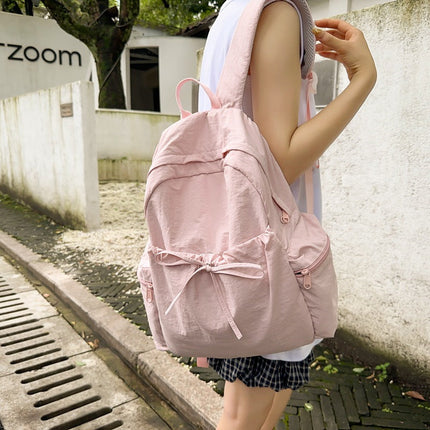 Lightweight Laptop Backpack, Nylon Book Bag for School and University, Casual Rucksack Backpack for Teenagers