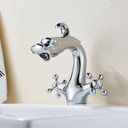 Bathroom Faucets, Single Hole Bathroom Faucet with Dragon Design – image 4