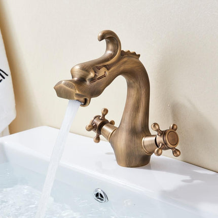 Bathroom Faucets, Two Handle Brass Bathroom Sink Faucet – image 5