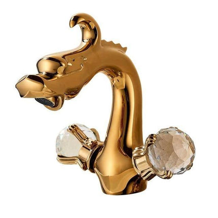 Single Hole Bathroom Faucet with Dragon Design – Bathroom Faucets – image 13