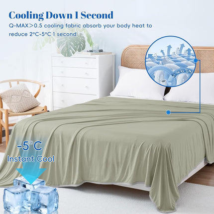 Chill Comfort | Cooling Blanket with Arc-Chill Technology | Lightweight Design for Hot Sleepers and Night Sweats
