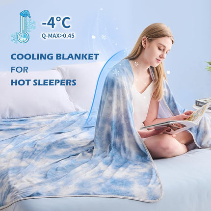 Chill Comfort | Cooling Blanket with Arc-Chill Technology | Lightweight & Breathable for Hot Sleepers