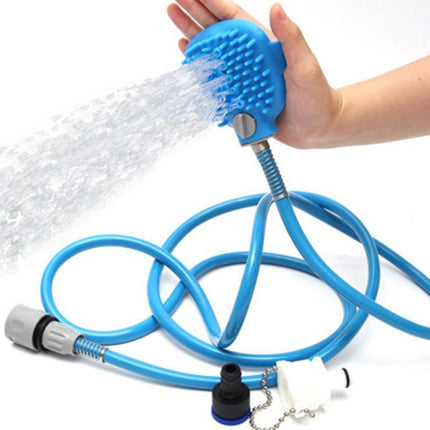 Pet Bathing Massager Tool with Full-Coverage Spray | Stress-Free Grooming for Dogs, Cats, and Horses