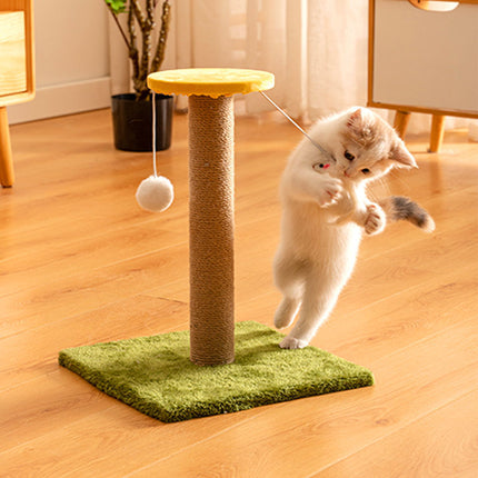 Vertical Cat Scratcher with Durable Sisal Material | Non-Dandruff Toy for Healthy Scratching