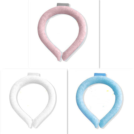 Ice Neck Ring with Advanced Cooling Technology | Rechargeable Comfort for Heatstroke Prevention