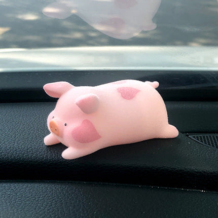 Cute Cartoon Pig Car Accessory with Air Outlet Perfume Clip | Whimsical Decoration for Fresh Fragrance