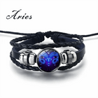 Zodiac Stretch Bracelet, Adjustable Bracelet with Zodiac Sign, Spiritual Bracelet Gift for Friend or Partner