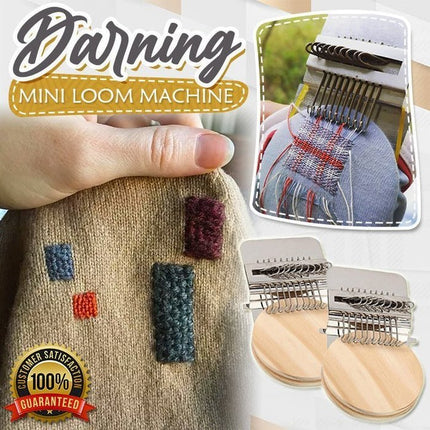 Weaving Loom Kit, Darning Loom for Mending Socks and Clothes