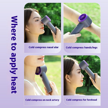 Portable Handheld Turbo Fan with 3000mAh Battery & Adjustable Speeds | Instant Cooling for Home, Work, or Travel