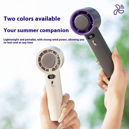 Portable Handheld Turbo Fan with 3000mAh Battery & Adjustable Speeds | Instant Cooling for Home, Work, or Travel