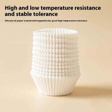 Food Grade Disposable Cupcake Baking Cups with Oil-Resistant Design | Perfect for Muffins and Individual Treats