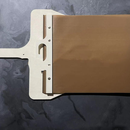 Natural Wood Sliding Pizza Peel with Non-Stick Surface | Effortless Transfer for Pizzas and Baked Goods