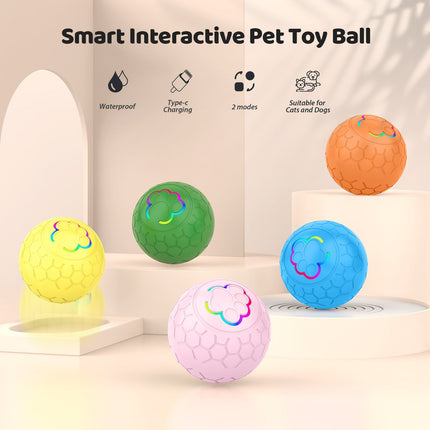 Electric Remote Control Gravity Jumping Ball for Pets | Interactive Silicone Toy for Endless Fun