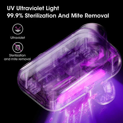 Cordless Handheld Vacuum Cleaner with Powerful Suction & UV Sterilization | Deep Cleans Dust and Allergens for a Healthy Home