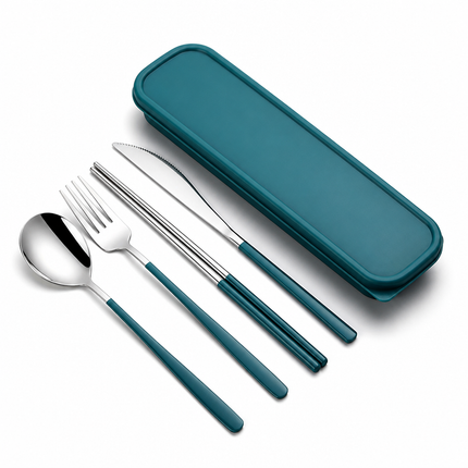 Portable Flatware Set, Eco Friendly Cutlery Set in 12 Color Options – image 9