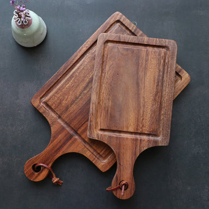 Solid Wood Cutting Board with Modern Design | Durable Chopping Surface for Fruits and Vegetables