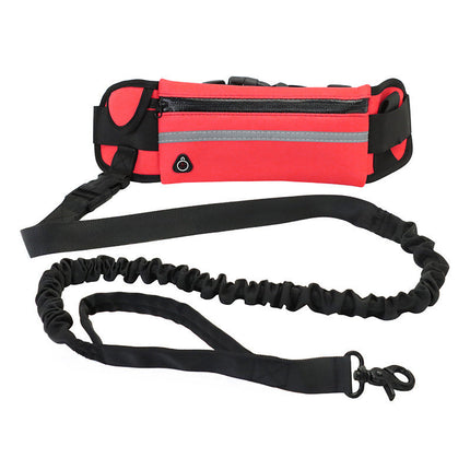 Hands-Free Dog Leash & Training Belt with Adjustable Bungee | Secure Control for Active Walks and Runs