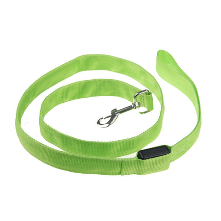 LED Luminous Dog Leash with Rechargeable Lights | Safe Night Walking for All Dog Breeds