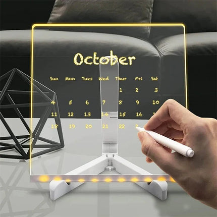LED Drawing Board for Kids, Light Up Message Board with 7 Colored Pens, LED Sign Board for Cafe Menu – image 29