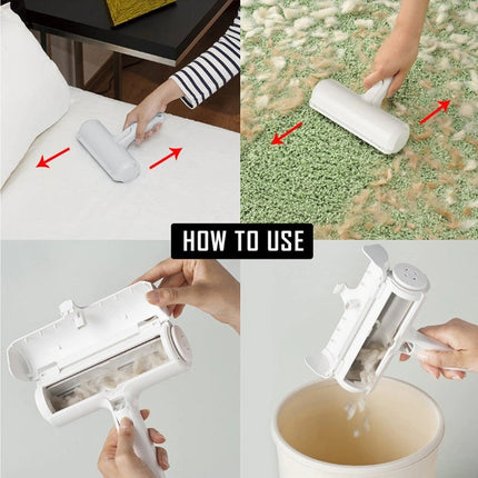 Reusable Pet Hair Roller Remover with Eco-Friendly Design | Effortless Cleaning for Homes and Clothes
