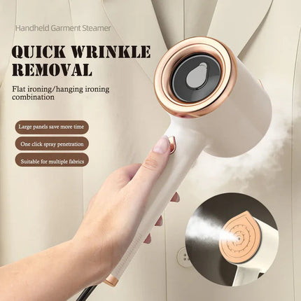Mini Portable Garment Steamer with 50ml Water Tank | Efficient Wrinkle Remover for Travel and Home Use