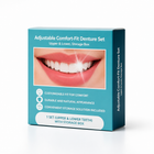Removable Dentures Upper and Lower Set, Temporary False Teeth for Men and Women – image 5