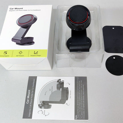 360-Degree Rotating Car Phone Holder with Sticky Base | Secure Navigation Mount for Safe Driving
