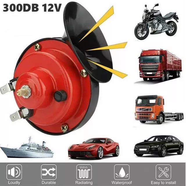 Air Horn for Car, Train Horn for Cars and Trucks 12V, Loud Electric Car Horn for Motorcycle and Boat_01