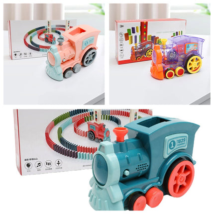 Automatic Domino Train Toy with Interactive Steering | Fun Learning Tool for Kids' Coordination and Creativity