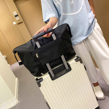 Large-Capacity Foldable Waterproof Travel Bag with Multiple Pockets | Versatile Travel Companion for Weekend Getaways