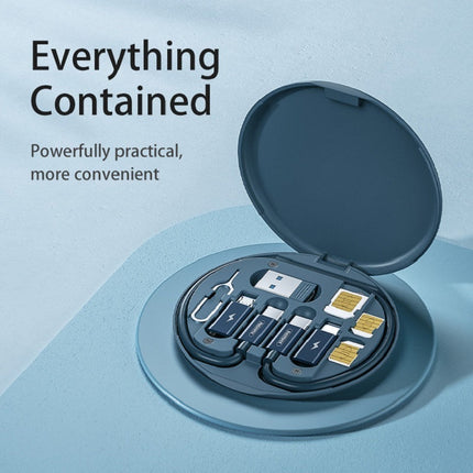 60W Fast Charging Multi-Function Data Cable with Storage Box | Universal Compatibility for Apple, Android, and Type-C Devices
