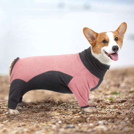 Fleece Dog Coat for Winter with Adjustable Hood | Cozy Quadruped Clothing for All Breeds