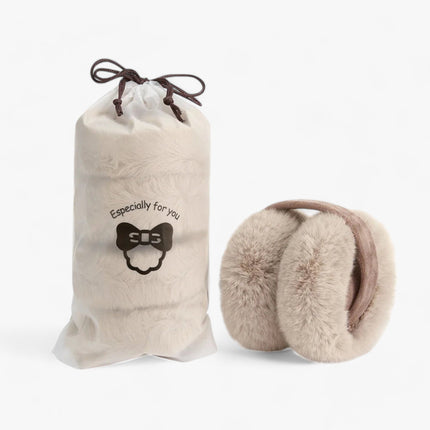 Faux Fur Ear Warmers for Women and Men, Winter Ear Muffs, Foldable Fuzzy Ear Muffs for Cold Weather and Outdoor – image 28