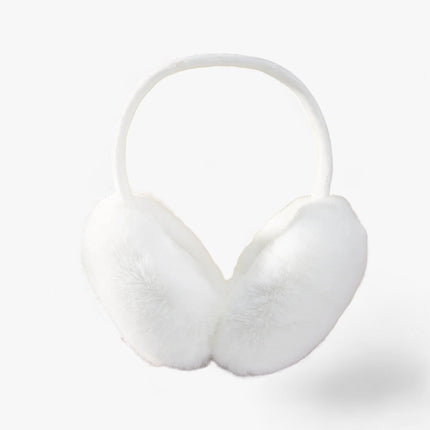 Faux Fur Ear Warmers for Women and Men, Winter Ear Muffs, Foldable Fuzzy Ear Muffs for Cold Weather and Outdoor – image 4