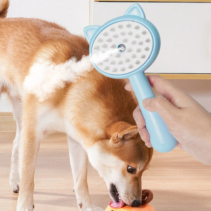 Rechargeable Self-Cleaning Slicker Brush with Steam Technology | Multi-Purpose Grooming Tool for Cats and Dogs