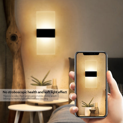 USB Charging Indoor Sensing Wall Lamp with Modern Design | Rechargeable LED Light for Bedrooms and Hallways
