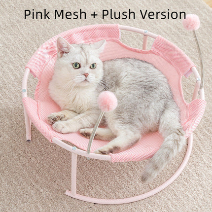 Plush Cat Bed House with Soft Long Fur for Ultimate Comfort | Cozy Retreat for Cats and Kittens